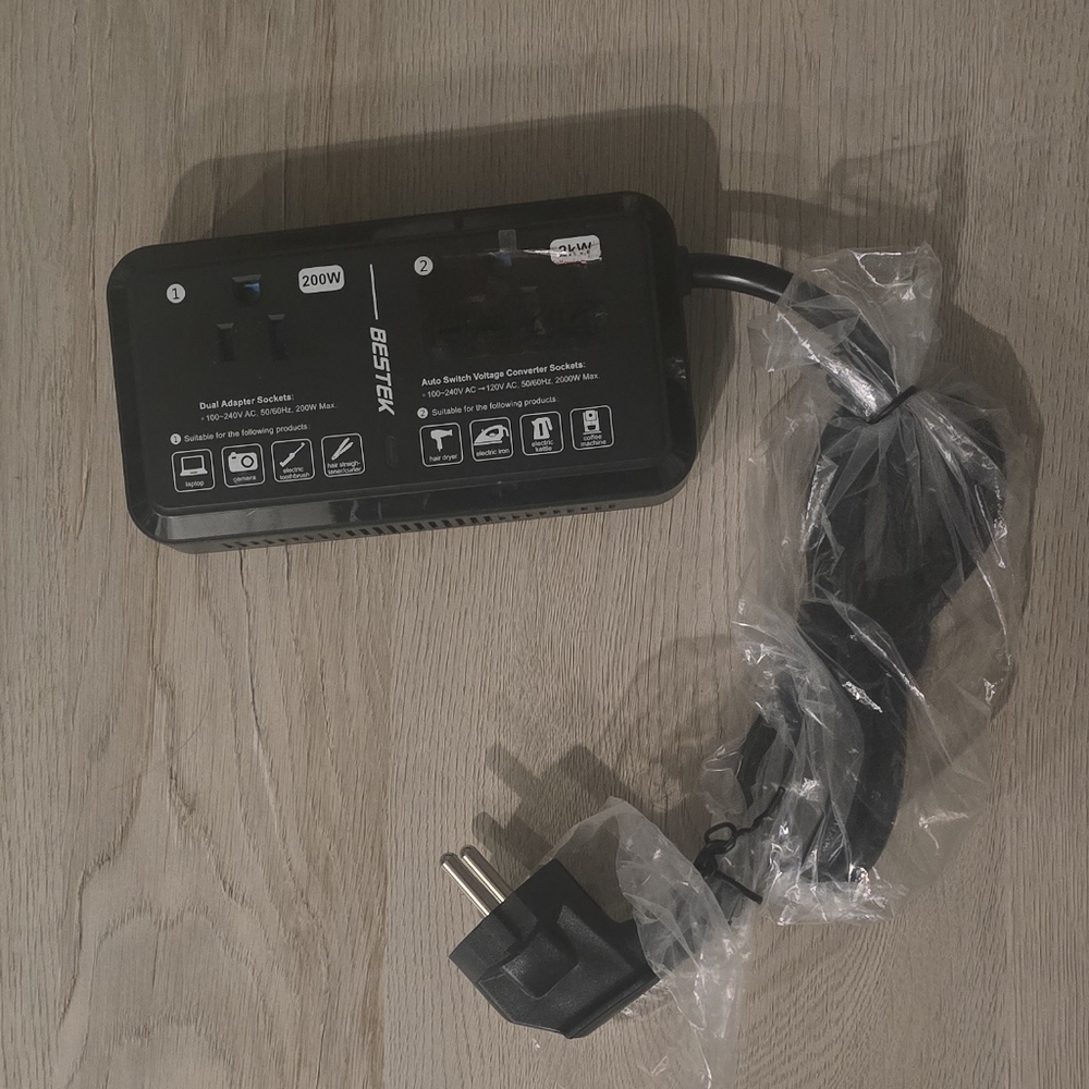BESTEK 2000W Travel Voltage Converter
